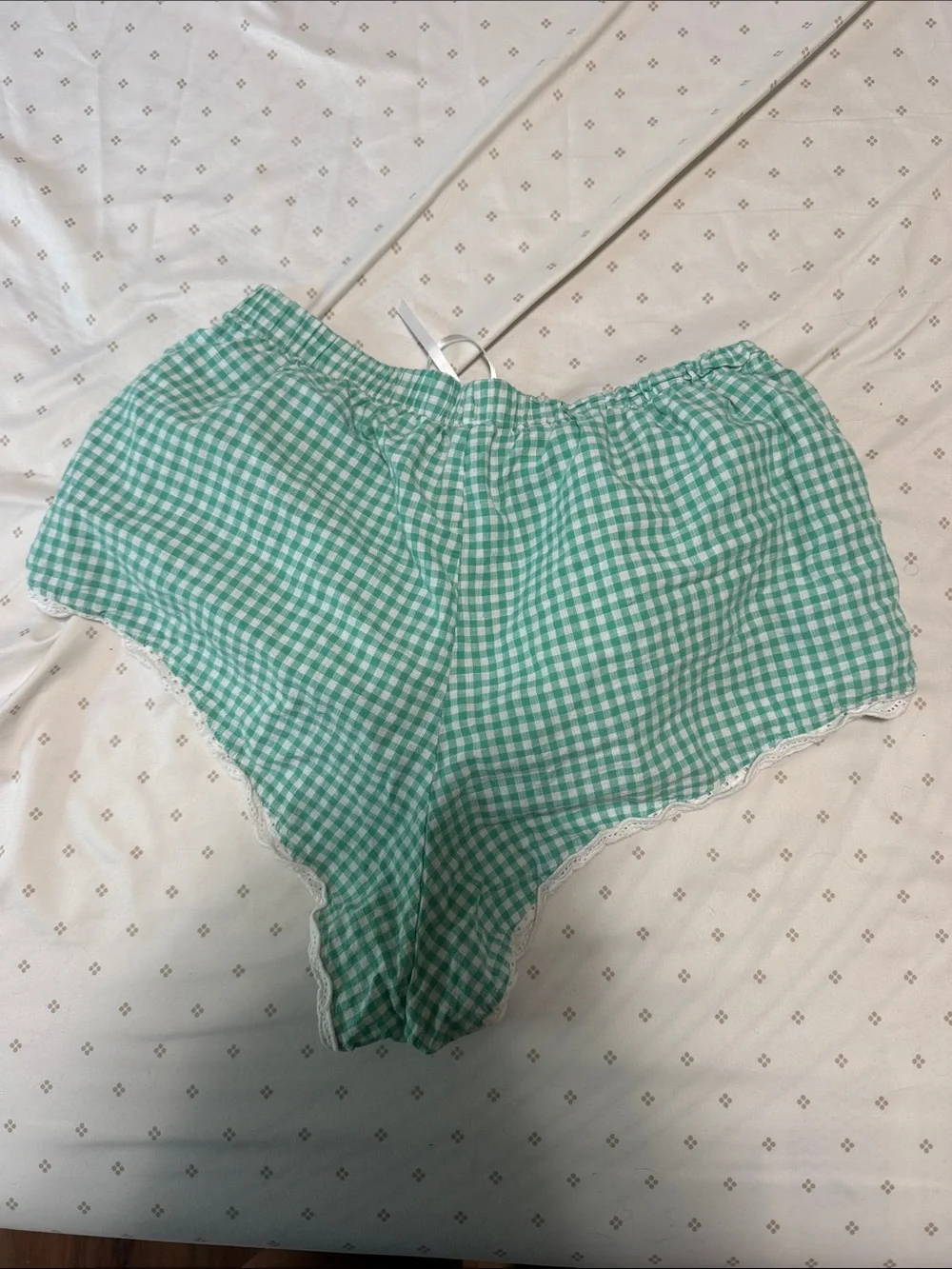 Anthropologie gingham shorts